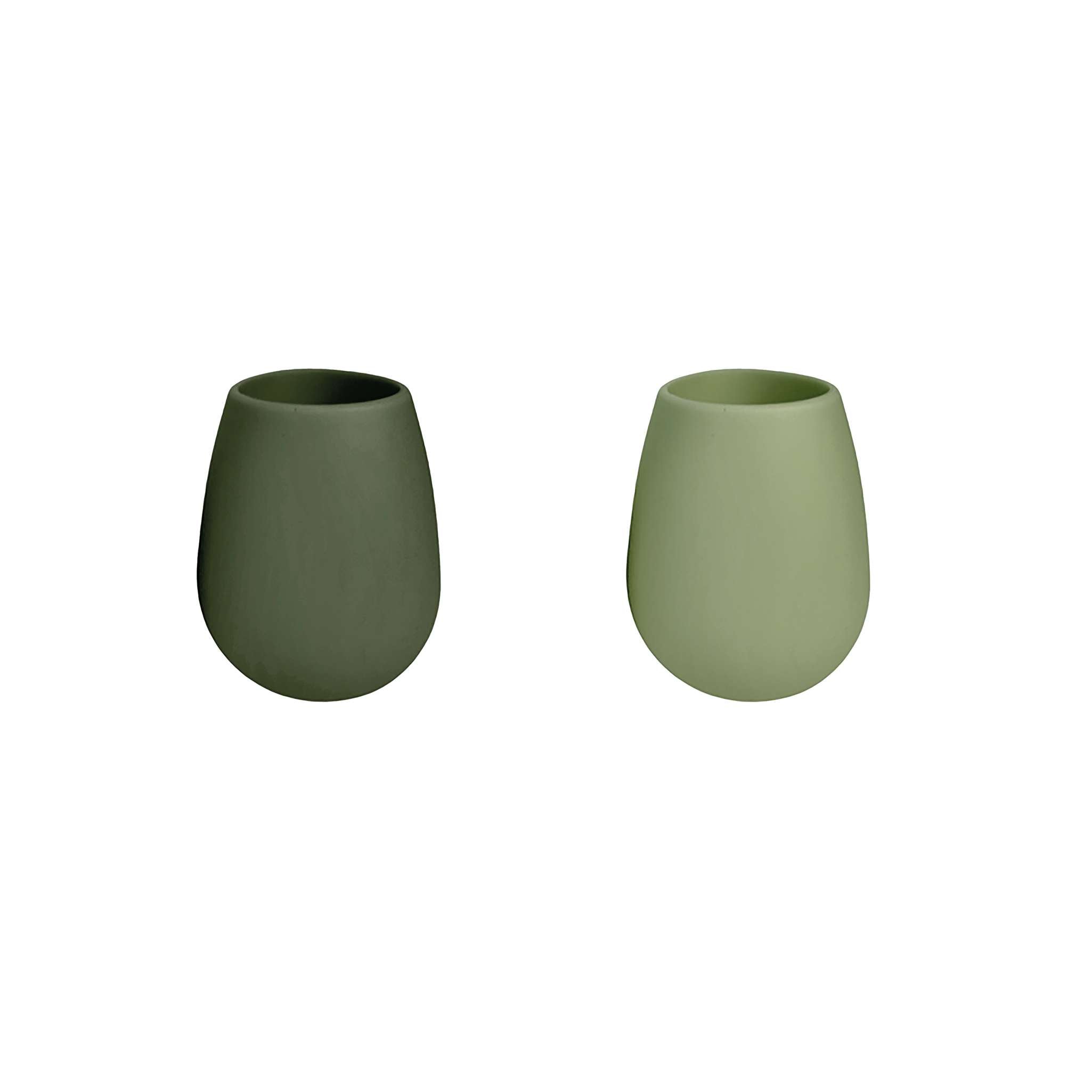PORTER GREEN – FEGG WATER GLASSES 350ML IN SILICONE - SAGE & OLIVE